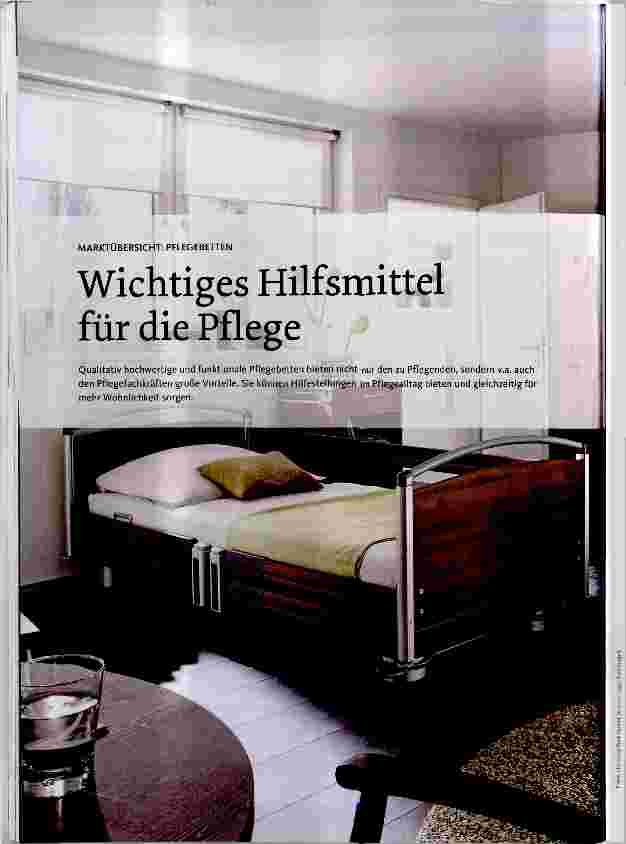Vorschauseite 1: Wichtiges Hilfsmittel für die Pflege