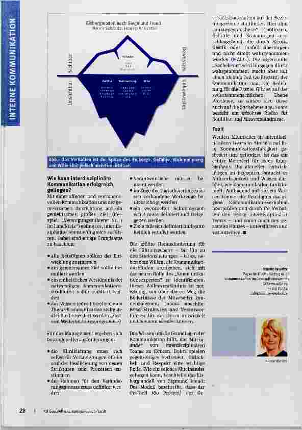 Vorschauseite 3: Erfolgreich kommunizieren in interdisziplinären Teams
