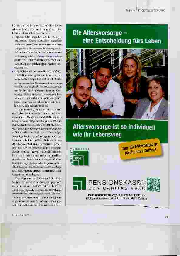 Vorschauseite 4: Die Älteren nicht zurücklassen