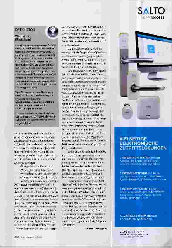 Vorschauseite 2: Blockchain und Healthcare