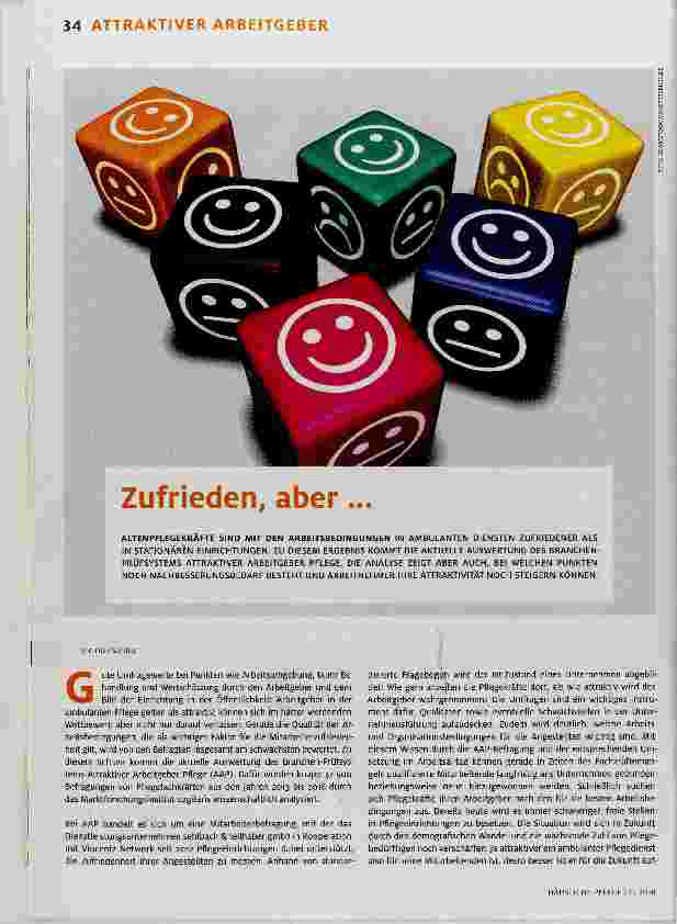 Vorschauseite 1: Zufrieden, aber...