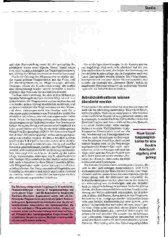 Vorschauseite 4: Neuland für die Pflege Häusliche Pflege im Spannungsfeld zwischen Wirtschaftlichkeit, Qualität und Kundenorientierung