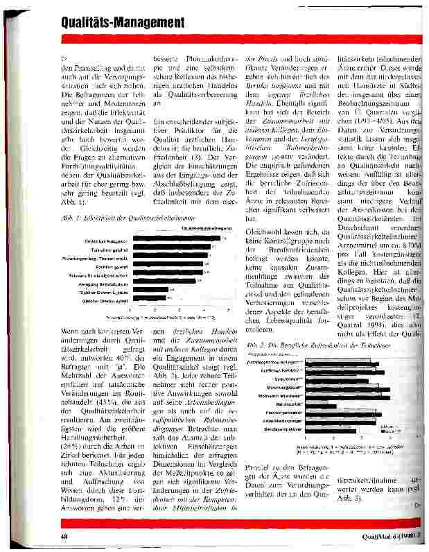 Vorschauseite 4: Effekte von Qualitätszirkeln in der ambulanten ärztlichen Versorgung