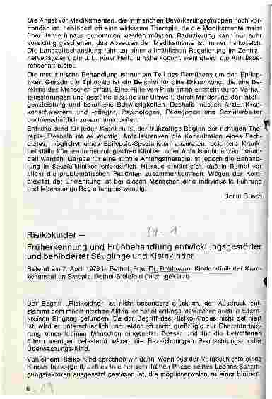 Vorschauseite 2: Probleme der Epilepsiebehandlung Zusammenfassung eines Referats