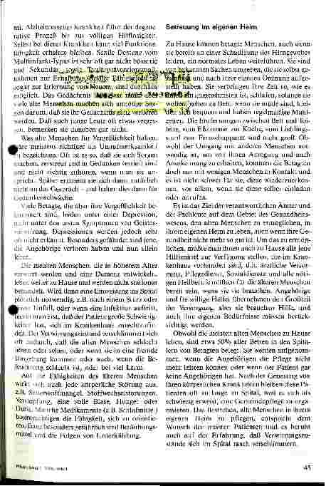 Vorschauseite 2: Der alte verwirrte Patient und seine Pflege in der Gemeinde