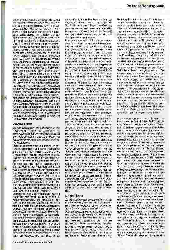Vorschauseite 2: Die Leistung der Unterrichtsschwester/des Unterrichtspflegers für die Krankenund Kinderkrankenpflege in Theorie und Praxis