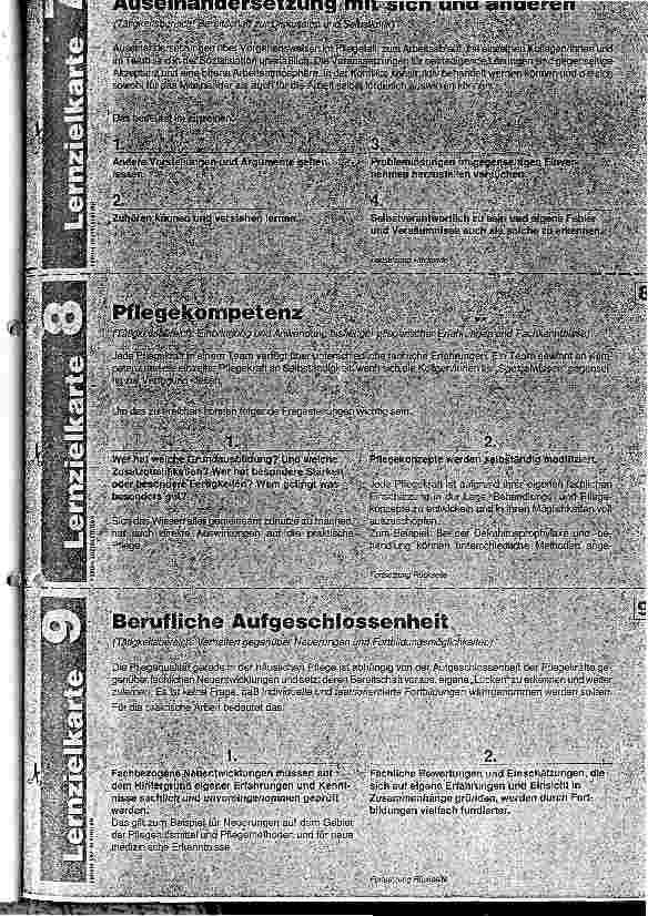 Vorschauseite 6: Neun Lernziele zur Arbeit in der Sozialstation