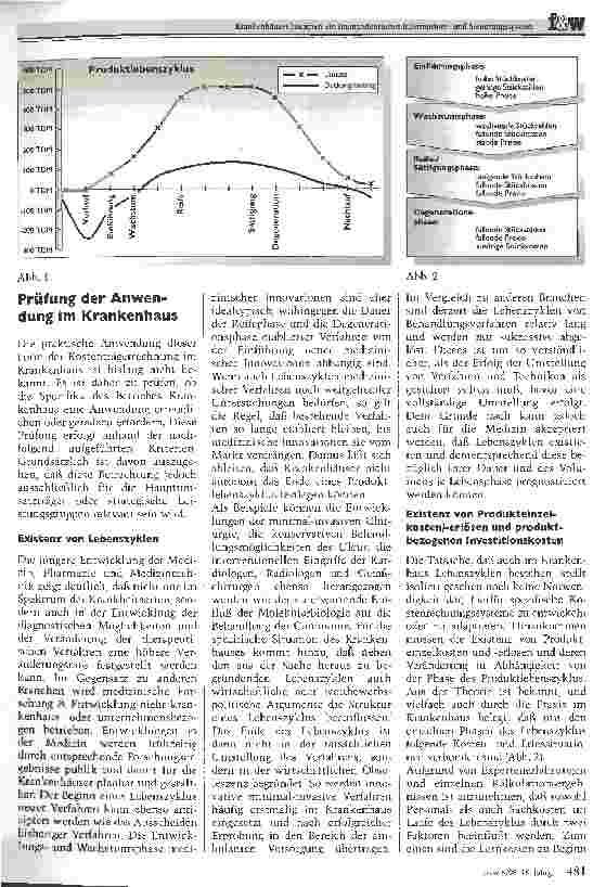 Vorschauseite 2: Krankenhäuser brauchen ein finanzorientiertes Informationsund Steuerungssystem (Teil 2: Lebenszykluskostenrechnung)