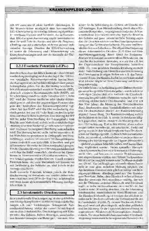 Vorschauseite 6: Erweitertes zerebrales Monitoring- Möglichkeiten in Neurochirurgie und benachbarten Fachgebieten