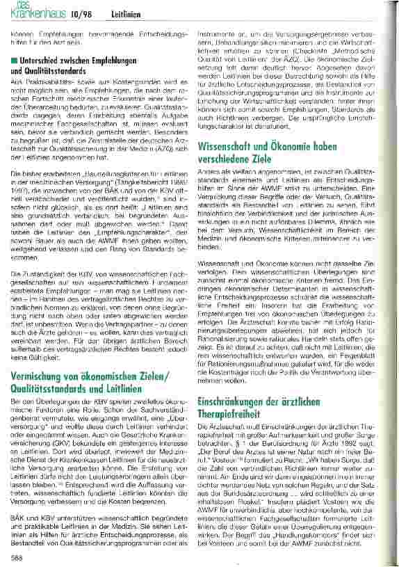 Vorschauseite 4: Leitlinien in der Medizin