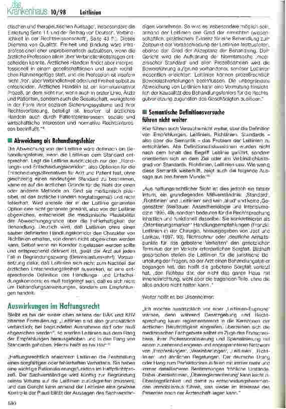 Vorschauseite 6: Leitlinien in der Medizin