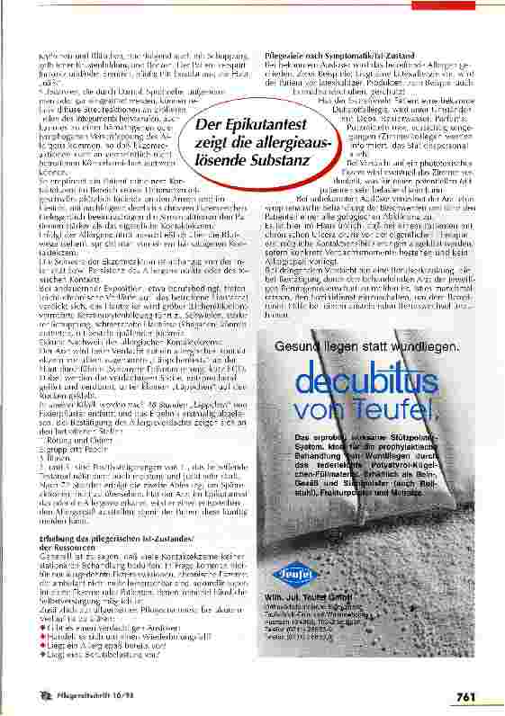 Vorschauseite 5: Die Ursachen sind meist unklar Pflegestandards bei Hauterkrankungen (Teil 1)