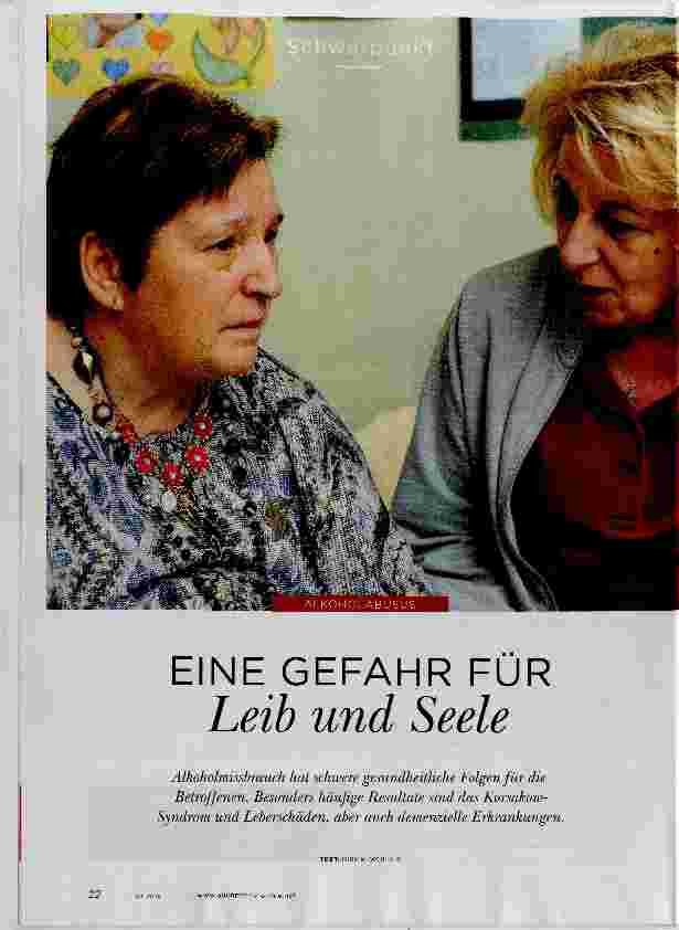 Vorschauseite 1: EINE GEFAHR FÜR Leib und Seele