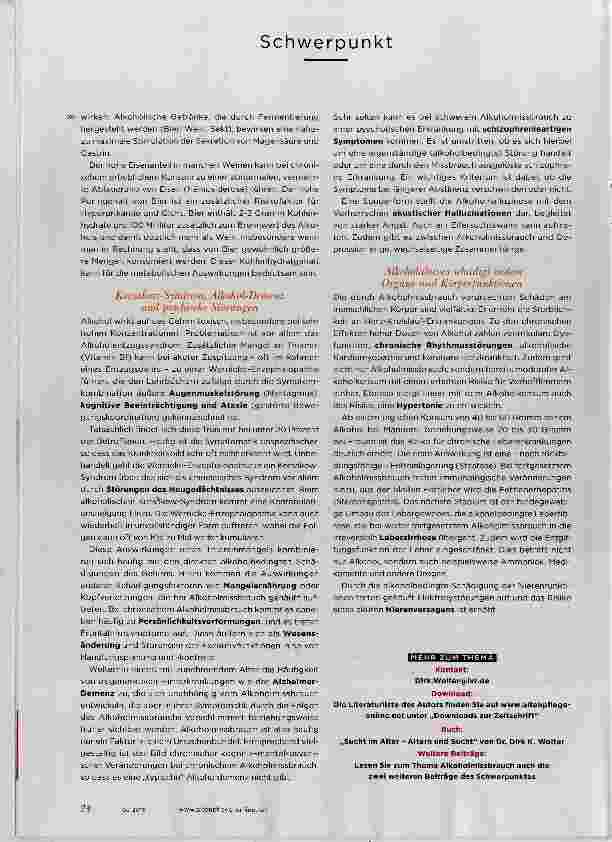 Vorschauseite 3: EINE GEFAHR FÜR Leib und Seele