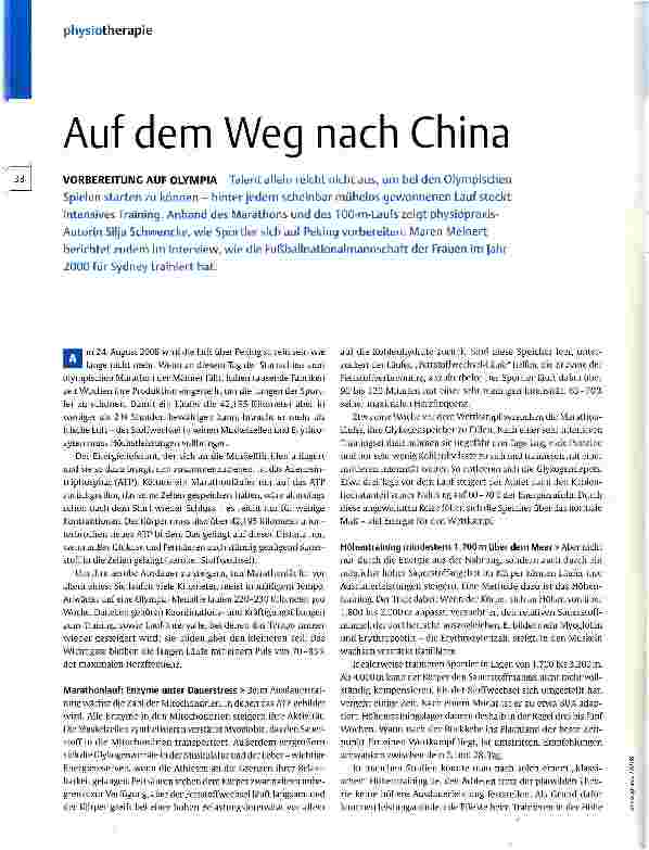 Vorschauseite 1: Auf dem Weg nach China