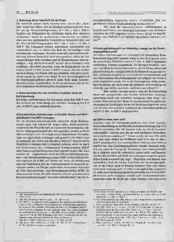 Vorschauseite 2: Die Aufhebung von Genehmigungsfiktionen gemäß § 13 Abs. 3a SGB V nach § 45 SGB X Wie gewonnen, so zerronnen?