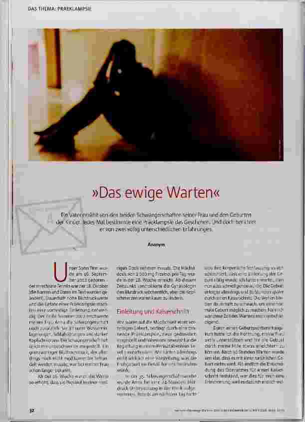 Vorschauseite 1: »Das ewige Warten«