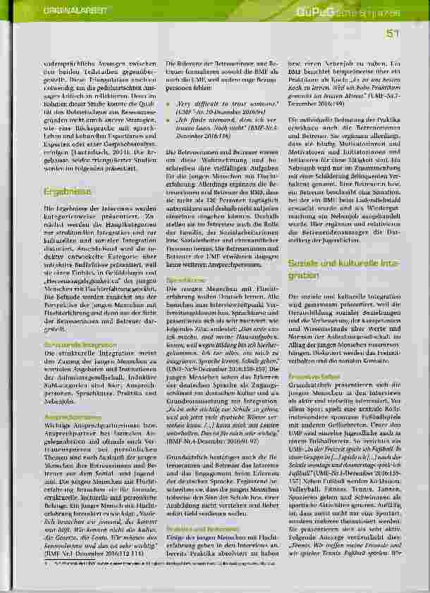 Vorschauseite 5: „Wie geht es Ihnen?“ Ergebnisse einer Triangulationsstudie über junge Menschen mit Fluchterfahrung