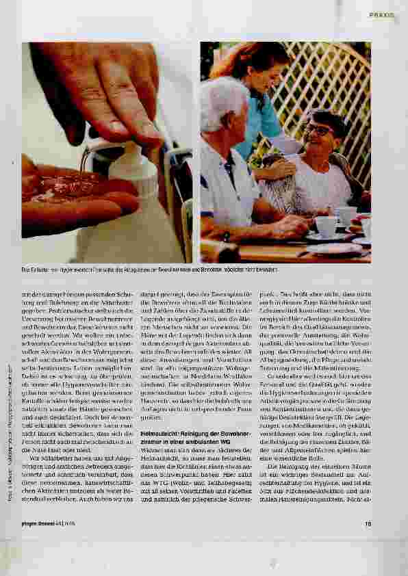 Vorschauseite 2: Hygiene in Wohngemeinschaften