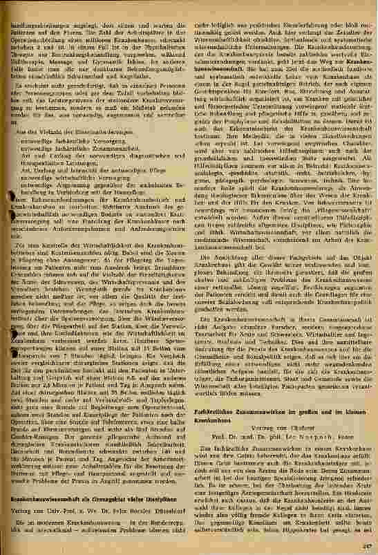 Vorschauseite 4: Der Erste Deutsche Krankenhaustag in Köln vom 12.-16. Juni 1958