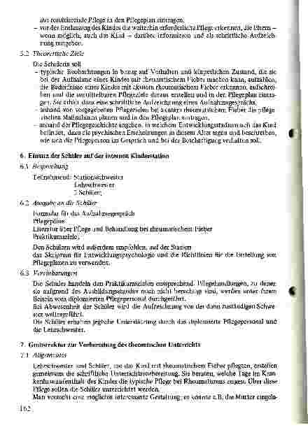 Vorschauseite 4: Gestaltung des Unterrichts im Fach Pflege bei Erkrankungen im Kindesalter // Pflege bei rheumatischen Fieber