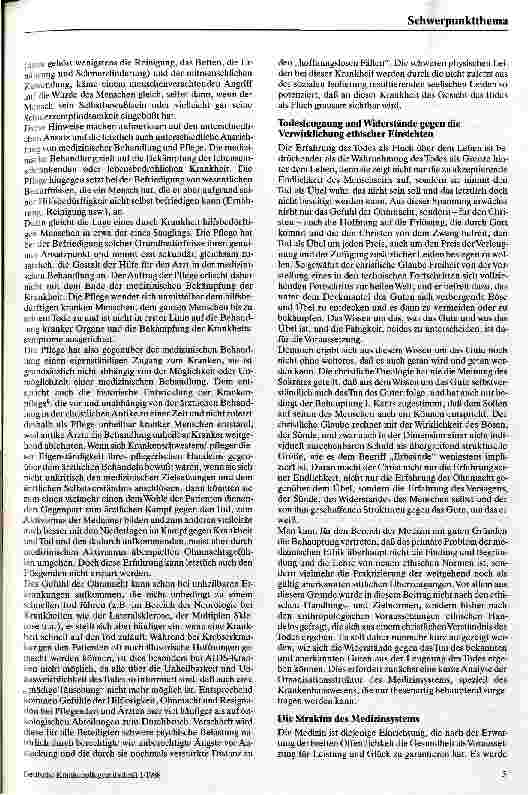 Vorschauseite 4: Der Tod und das Selbstverständnis von Ärzten und Pflegenden