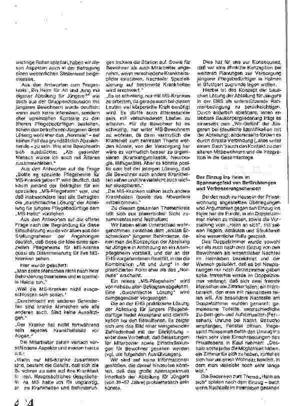 Vorschauseite 4: Ein Pflegeheim für ältere und jüngere Menschen