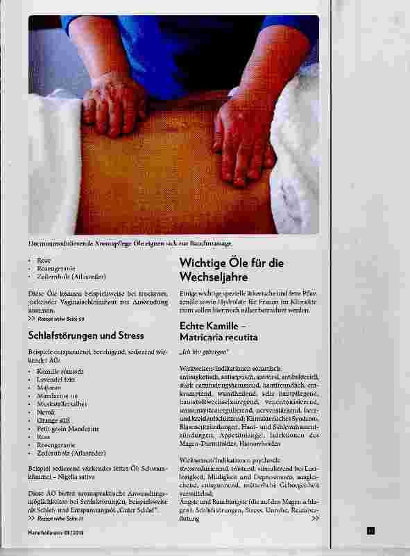 Vorschauseite 2: Mit heilsamen Düften durch die Wechseljahre