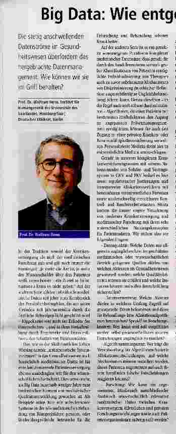 Vorschauseite 1: Big data: Wie entgehen wir dem informationellen Overkill?