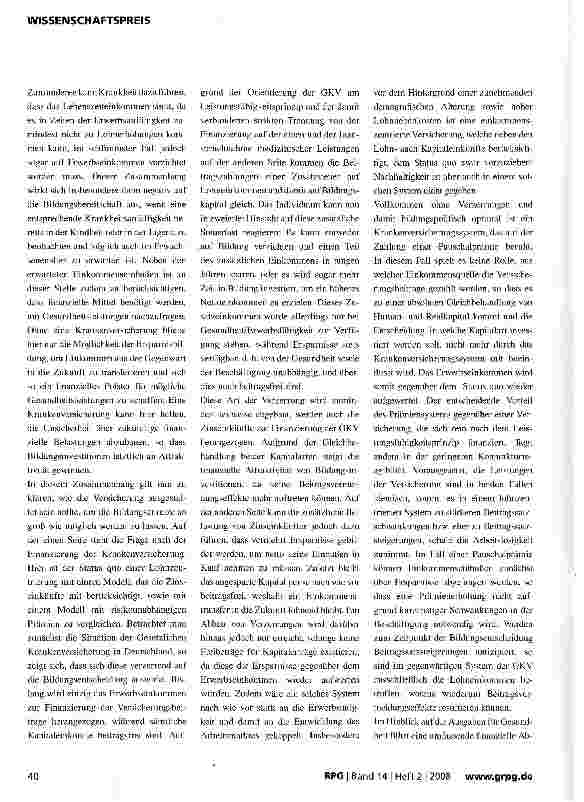 Vorschauseite 4: Gesundheit und Bildung