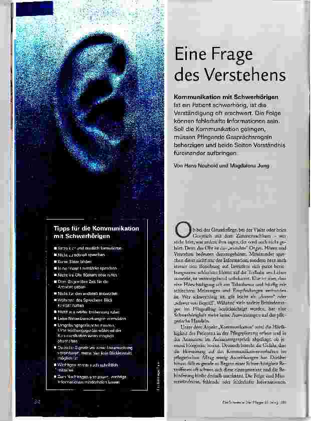 Vorschauseite 1: Eine Frage des Verstehens