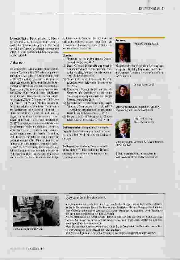 Vorschauseite 4: Designkonzept zur einhändigen OP-Tisch-Bedienung via Touch