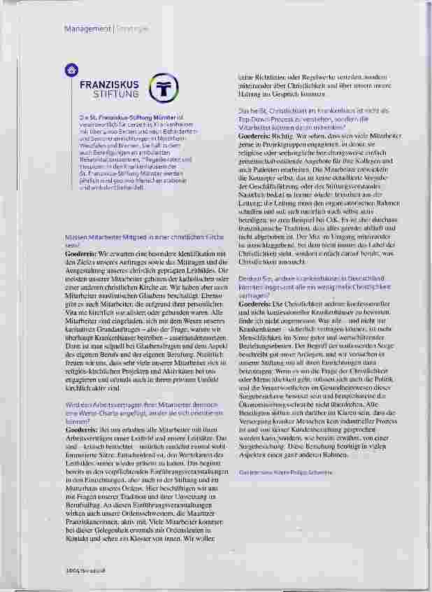 Vorschauseite 5: Wir möchten kulturell und religiös klar erkennbar sein