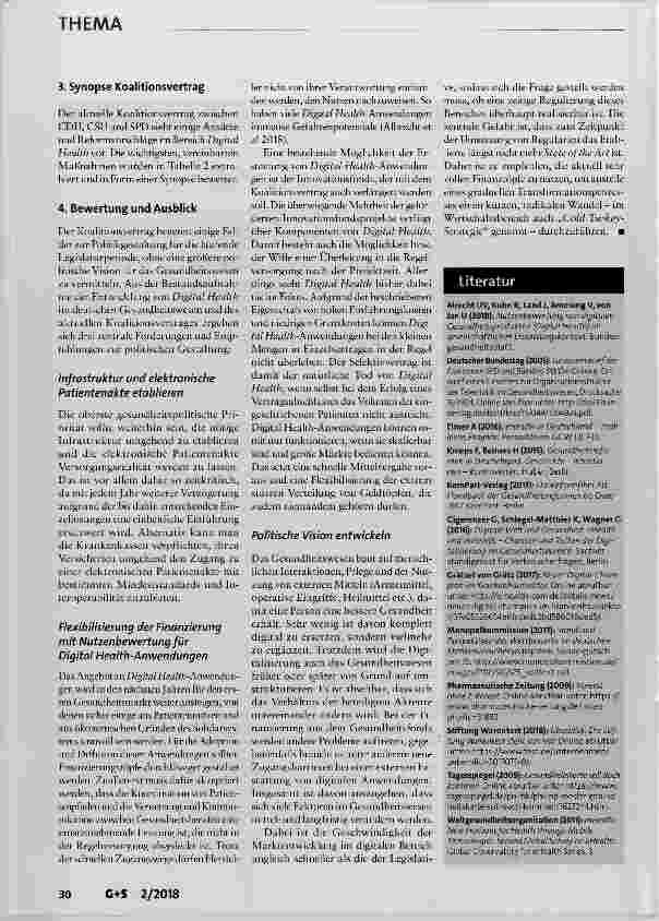 Vorschauseite 5: Auf und Ab: Der politische Wille zur Stärkung der Digitalisierung im Gesundheitswesen