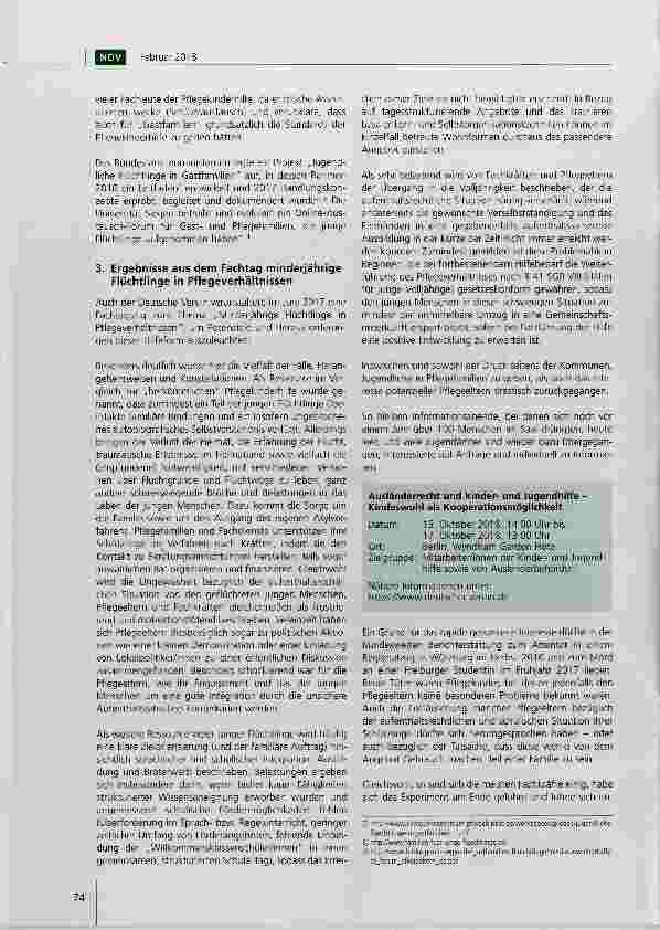 Vorschauseite 2: Minderjährige Flüchtlinge in Pflegefamilien