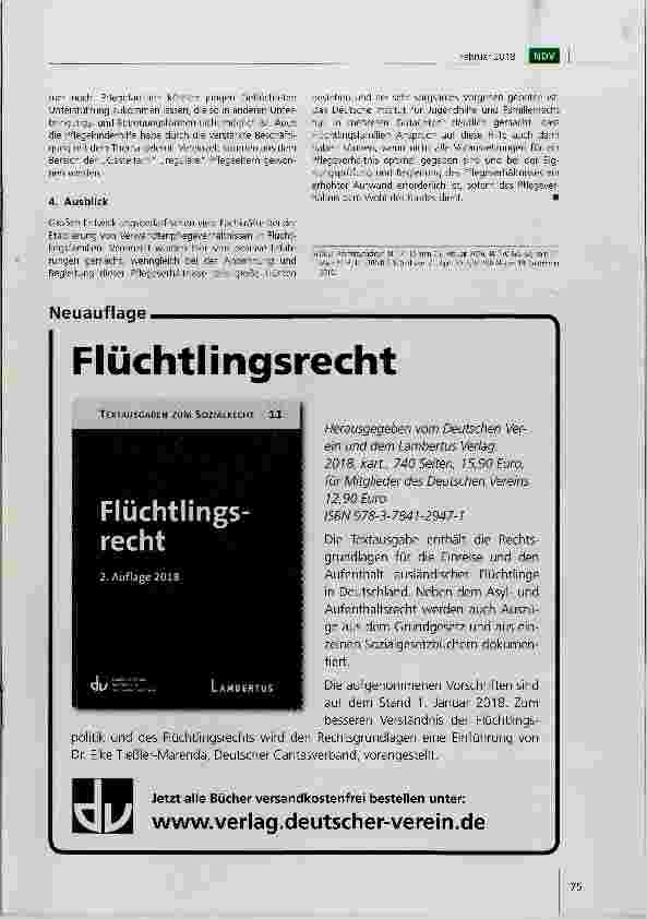 Vorschauseite 3: Minderjährige Flüchtlinge in Pflegefamilien