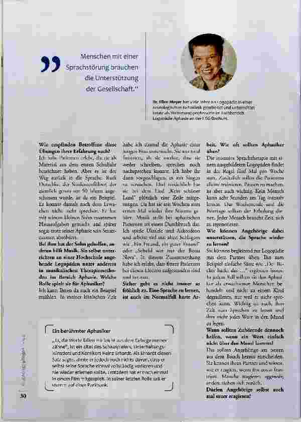 Vorschauseite 3: Der Weg zurück in die Sprache