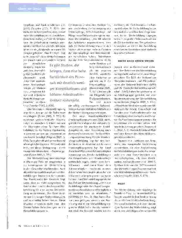 Vorschauseite 3: DÜNNE LUFT FÜR WEITERBILDUNG