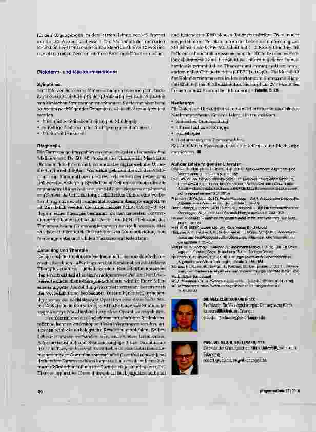 Vorschauseite 5: Maligne Tumore des Verdauungstraktes