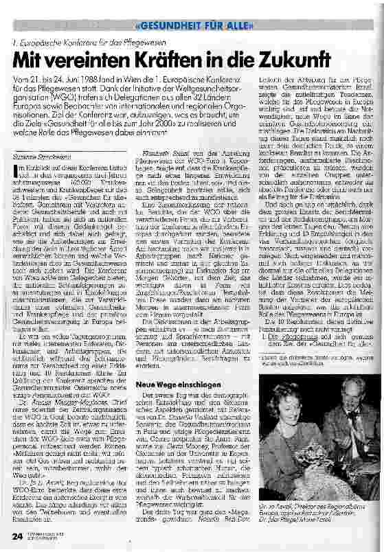 Vorschauseite 1: Mit vereinten Kräften in die Zukunft