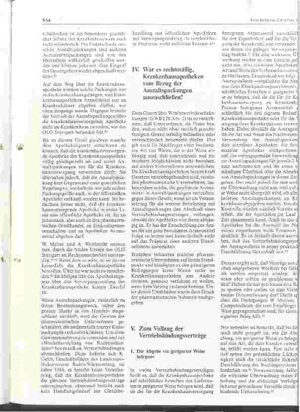 Vorschauseite 2: Irrtümer bei der Forderung auf Vertriebsbindung der Krankenhausapotheken