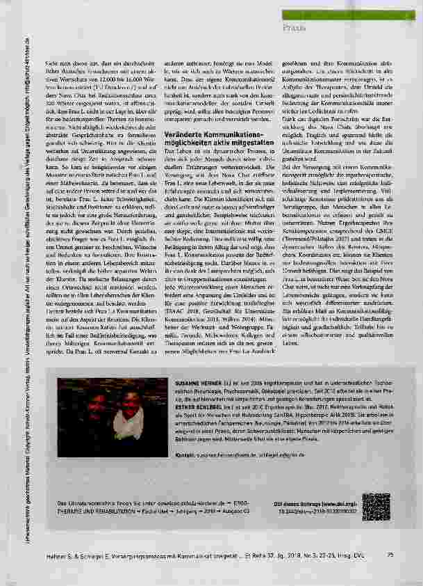 Vorschauseite 4: Eine Stimme für mehr Selbstbestimmung und Lebensqualität