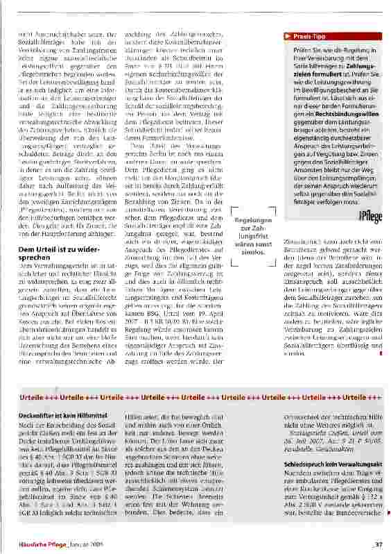 Vorschauseite 2: Vergütung nicht einklagbar