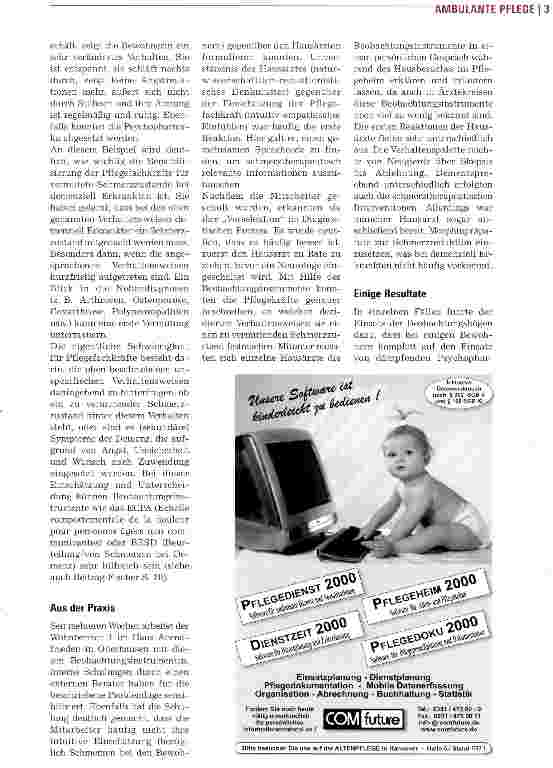 Vorschauseite 3: Schmerztherapie bei Demenz
