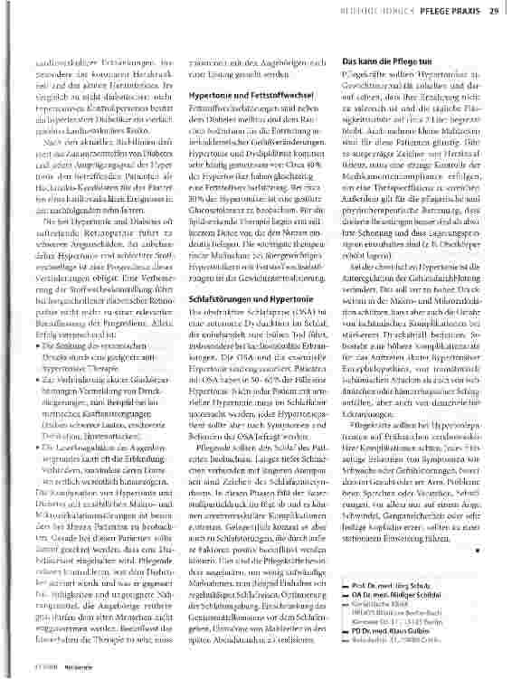 Vorschauseite 2: Hypertonie - und die Folgen?
