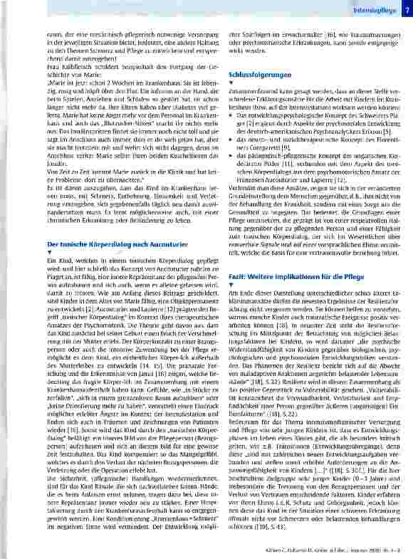 Vorschauseite 4: Kinder auf der Intensivstation oder Angst gehört unvermeidlich zu unserem Leben