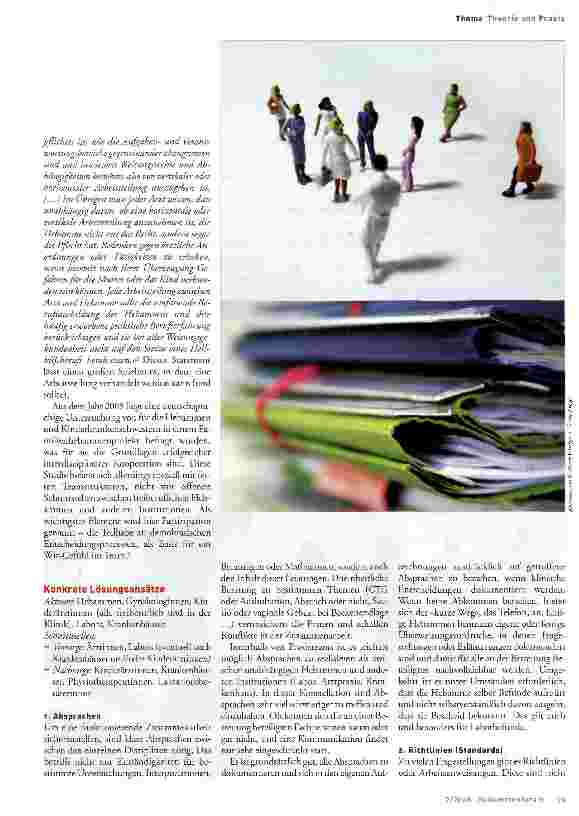 Vorschauseite 2: Interdisziplinär Arbeiten? Ja bitte!