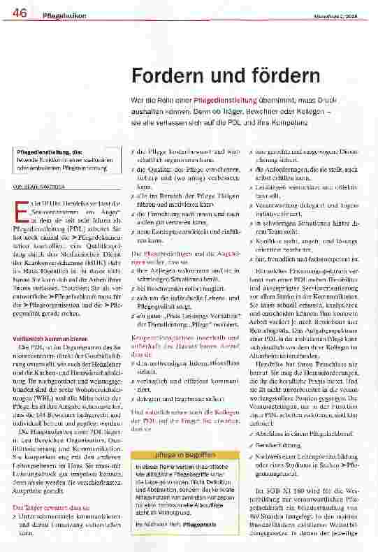 Vorschauseite 1: Fordern und fördern