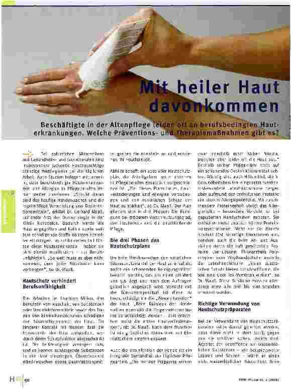Vorschauseite 1: Mit heiler Haut davonkommen