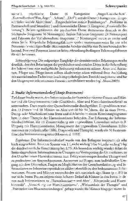 Vorschauseite 6: Inkontinenz bei alten Menschen